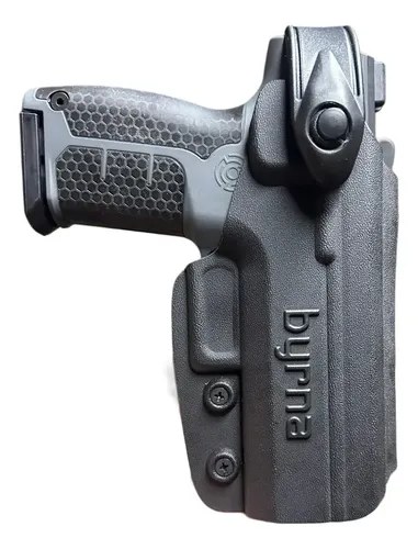 Pistolera Funda Holster Pistola Disuasiva Lanzadora Byrna Sd Zurdo Negro - 6