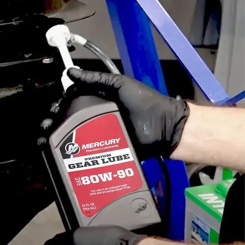 Aceite De Pata Mercury Sae 80w-90 Menos De 75hp Bomba Manual - 5