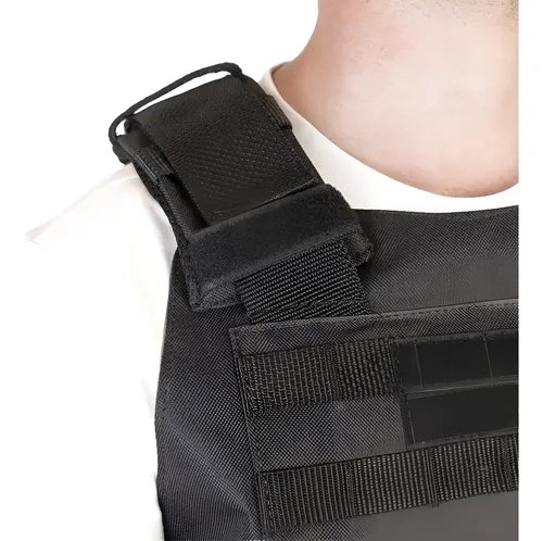 Chaleco Molle Porta Placa Tactico Policia Fuerzas Especiales Negro L - 9