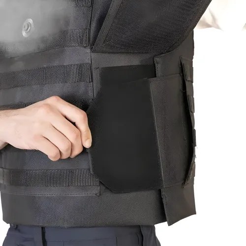 Chaleco Molle Porta Placa Tactico Policia Fuerzas Especiales Negro S - 8