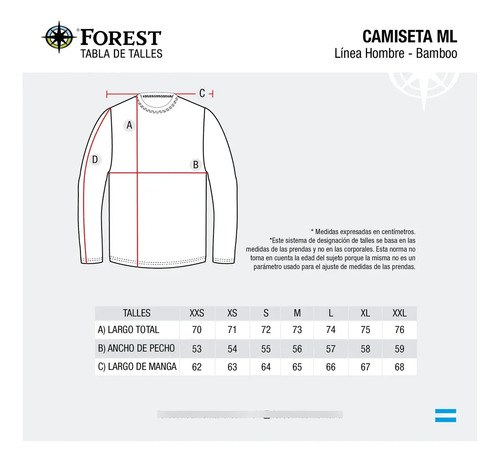 Remera Termica Fibra De Bamboo Uv Manga Larga Hombre Perla Xxl - 5