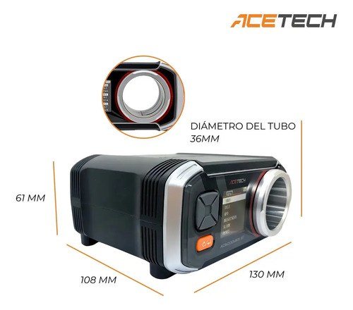 Cronografo Balístico Acetech Ac6000mkiii Bluetooth Chrony Color Negro - 7