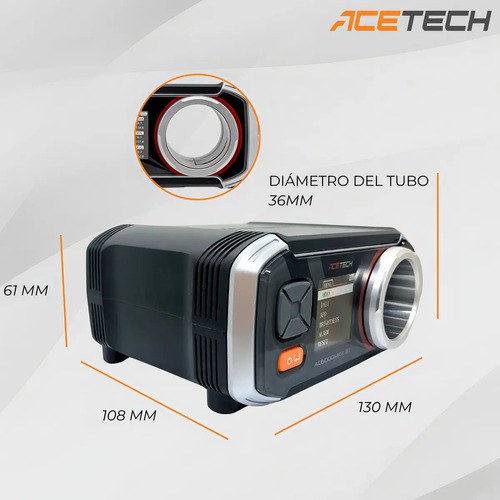 Cronografo Balístico Acetech Ac6000mkiii Bluetooth Chrony Color Negro - 8