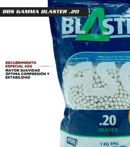 Balines Airsoft Asg Blaster Plasticos 6 Mm 0.20g Bolsa X 1kg - 4