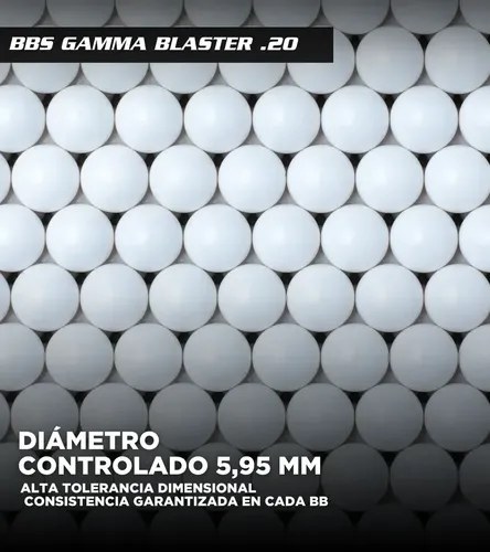 Balines Airsoft Asg Blaster Plasticos 6 Mm 0.20g Bolsa X 1kg - 8