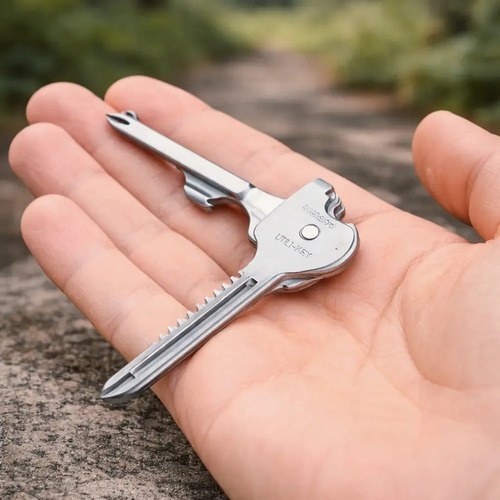 Multiherramienta Llave 6 En 1 North Rise Swiss Key Plateado - 9