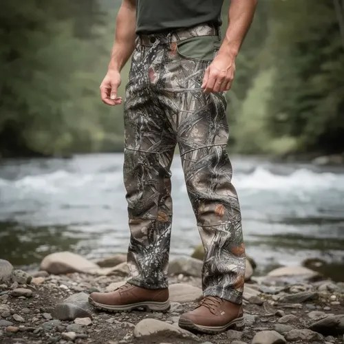 Pantalon Payo Camuflado Monte Hombre Pesca Camping Trekking Monte Xs - 4
