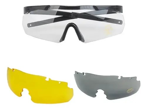Lentes Anteojos Earmor G01 Combo 3 Cristales Intercambiables Ambar / Transparente / Esfumado - 4