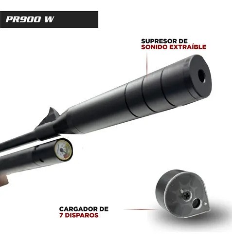 Rifle Pcp Pr900 Apolo Gen 2 5,5 Mm + Inflador 310 Bar+ Mira - 4