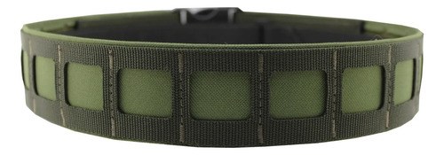Cinto Cinturon Tactico Boer Molle Verde Laser Cut Orion Verde Oliva Lisa Xl (40 Cm) - 4