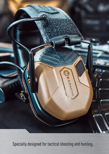 Protector Auditivo Electronico Earmor M300a Tiro Deportivo Coyote - 4