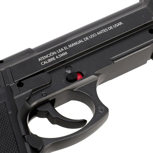 Pistola P92 4,5mm Polimero Corredera Fija Combo Laser Rbn Negro 4.5 Mm - 8