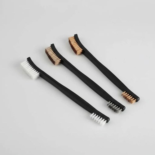 Cepillos Limpieza Birchwood Casey Pack X3 Nylon Bronce Acero - 4