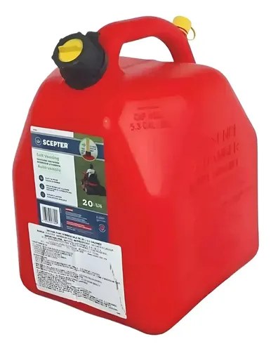 Bidon Para Combustible Scepter 20 Lt Pico Color Rojo - 5