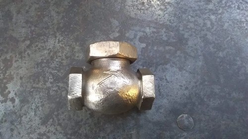 Antigua Válvula De Retención De Bronce A Clapeta 1 Pulgada - 4