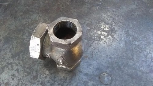 Antigua Válvula De Retención De Bronce A Clapeta 1 Pulgada - 5