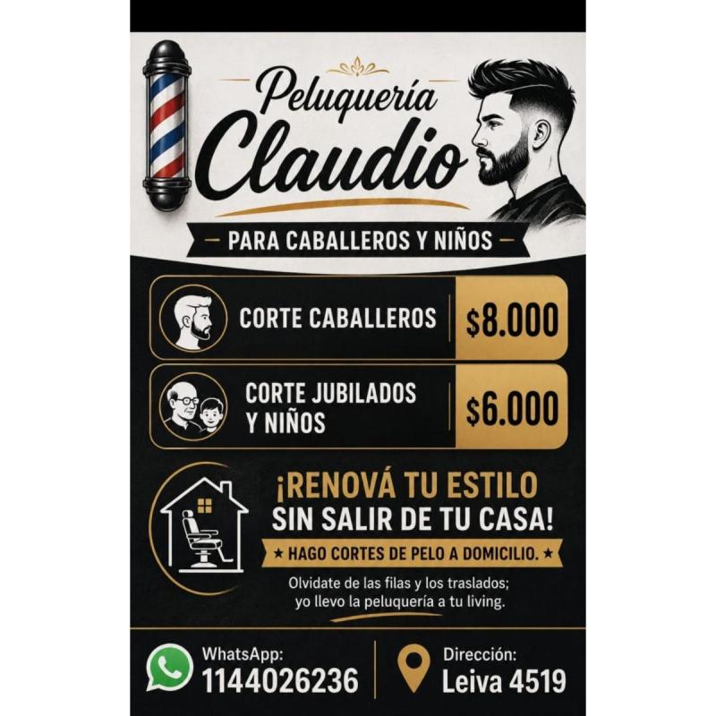 Peluquería Chacarita paternal, caballito, flores, recoleta, belgrano,
