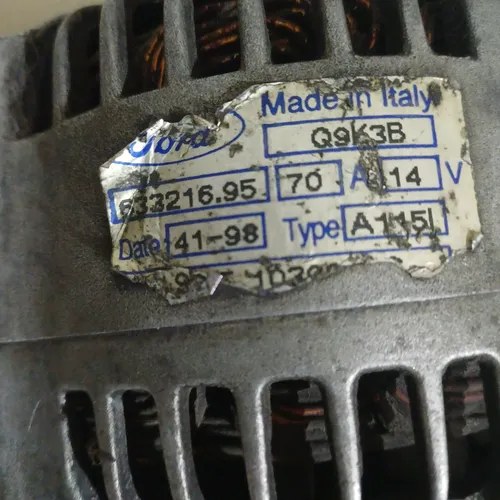 Alternador Ford Escort 1.8 Diesel Endura - 6