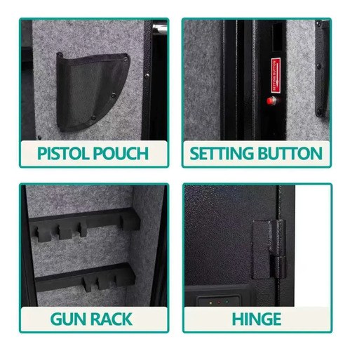 Armero Caja Fuerte Killer Gear Delta Omega Armas Larga Corta Negro - 8