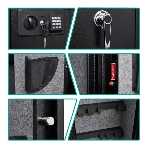 Armero Caja Fuerte Killer Gear Delta Omega Armas Larga Corta Negro - 9