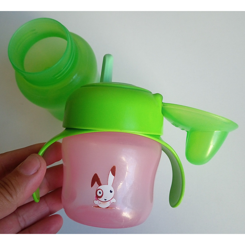 Lote 2 vasos de aprendizaje AVENT intercambiables - usados sin detalles - 5