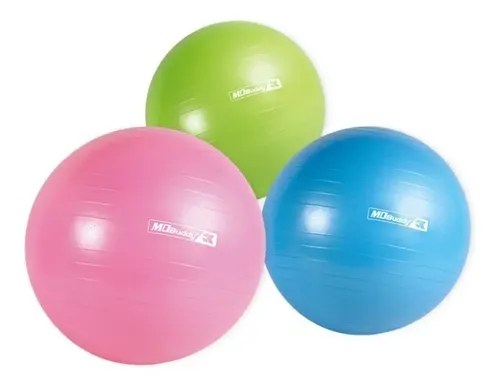 Pelota De Esferodinamia Md Buddy De 45cm En Caja C/inflador Rosa