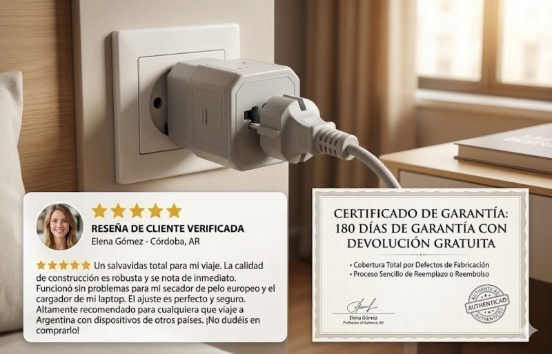 ADAPTADOR INTERNACIONAL UNIVERSAL * - 4