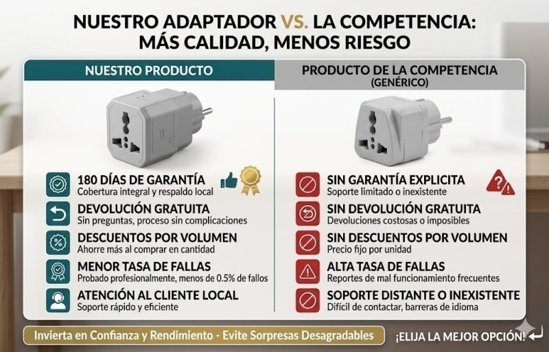 ADAPTADOR INTERNACIONAL UNIVERSAL * - 6