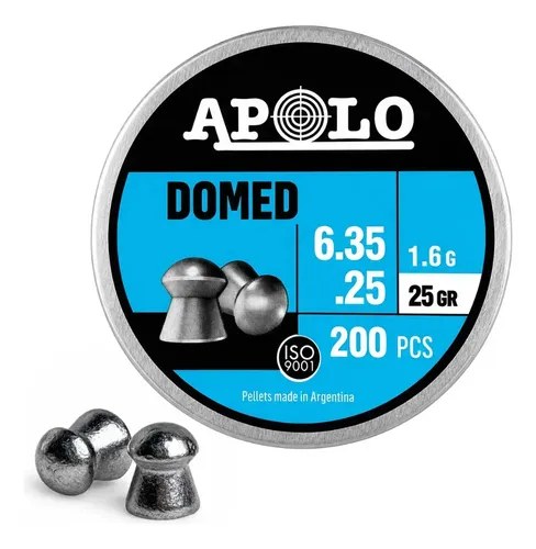 Balines Domed Cal. 6,35 Mm - 200 Unid. 25gr
