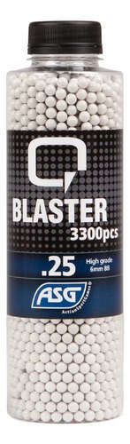 Balines Plasticos Airsoft 6mm .25 Asg Bbs Q Blaster X3300