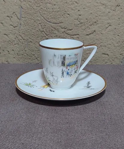 Taza Cafe Alemana Hutschenreuther Selb Consultar Stock Blanco