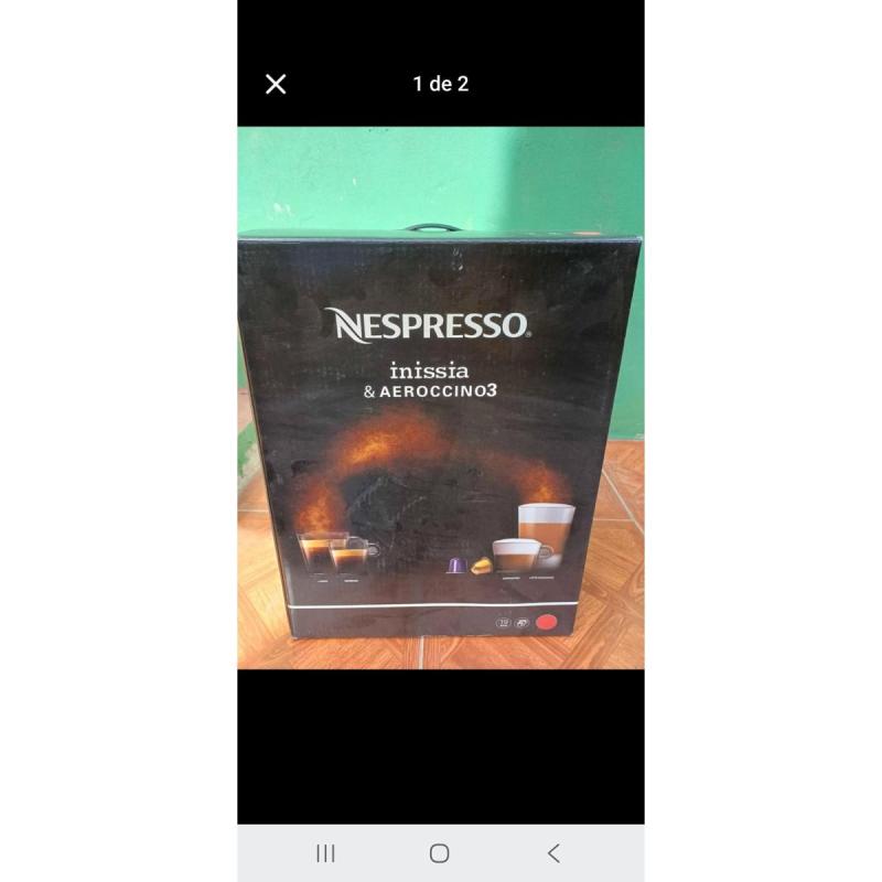 Cafetera nespreso inissia