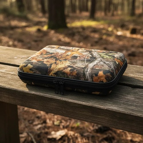 Estuche Gun Case Termoformado Porta Armas Houston 4 Pulgadas Zurdo/diestro Camuflado Hoja - 2