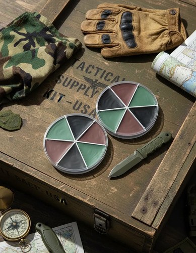 Crema De Enmascaramiento Camuflaje Ejercito Militar Multicolor
