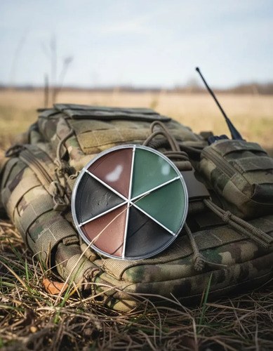 Crema De Enmascaramiento Camuflaje Ejercito Militar Multicolor - 2
