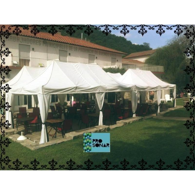 Alquiler de Carpas,Calefactores,Sonido,Gazebos,Guirnaldas,Proyector - 5
