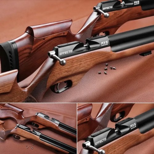 Rifle Aire Huglu Effecto Pcp Px5 Pro Nogal Regulado Turco Nogal 5.5 Mm - 2