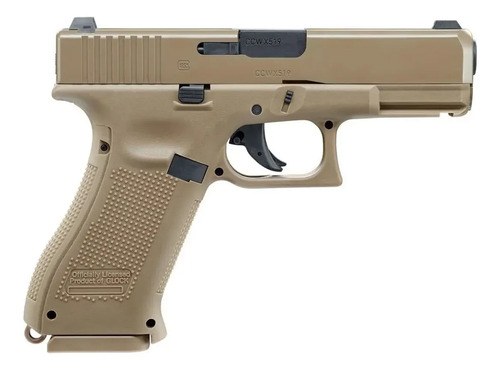 Pistola Aire Comprimido Glock 19x Co2 Blowback 18 Tiros Coyote 4.5 Mm - 7