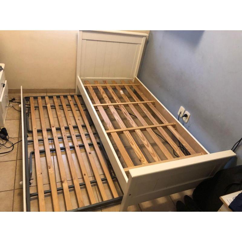 Cama De Madera c/ Carro Cama (Usada)