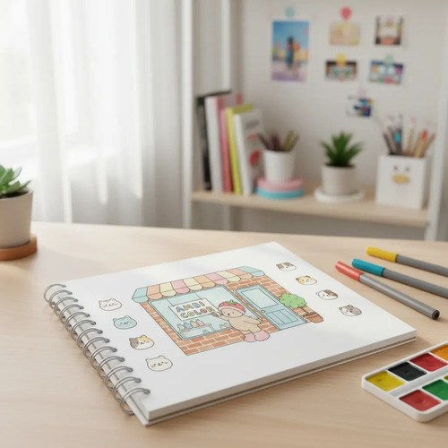 Cuaderno Espiral A5 Ambi Color 80 Hojas 14.75x21 Cm - 3