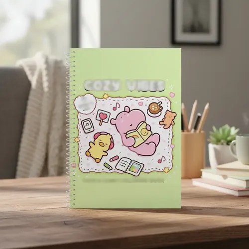 Cuaderno Para Colorear Cozy Vibes Cozy Vibes