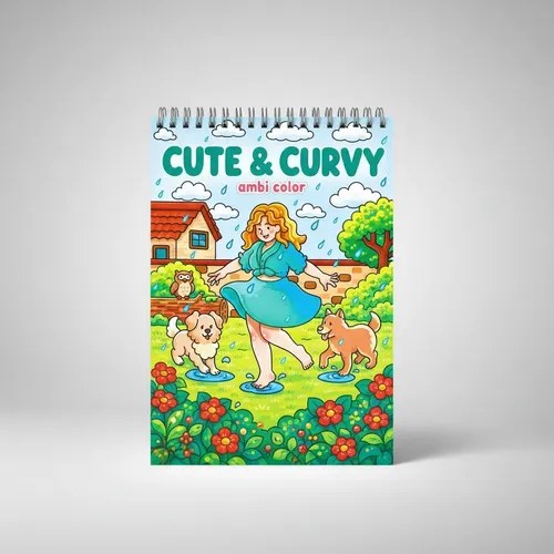 Cuaderno Para Colorear Curvy Cuties Cute & Curvy Cute And Curvy - 6