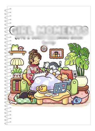 Cuaderno Para Colorear Girl Moments Vol 1 Y 2
