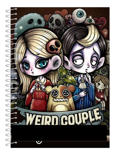 Cuaderno Para Colorear Weird Couple