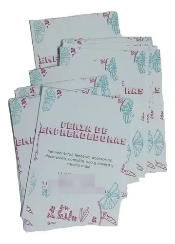 Folletos Flyers Volantes Full Color 2 Lados 20x29cm X 100un
