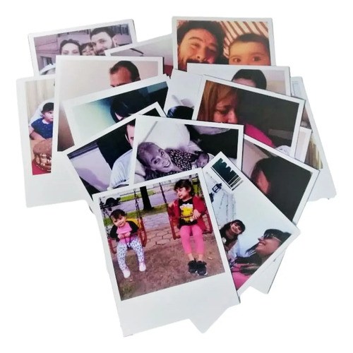 Impresión De Fotos Polaroid O Mini Polaroid Papel Foto Pack Color Blanco Polaroid X 5un