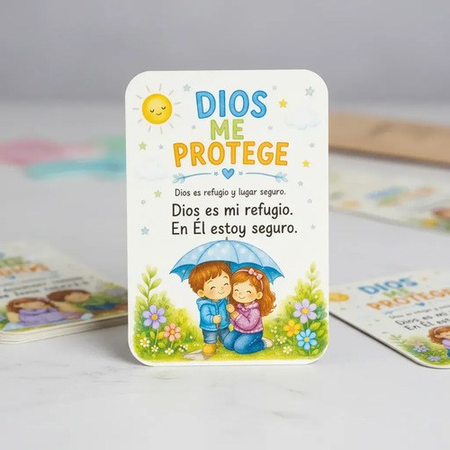 Imprimible Afirmaciones Cristianas Para Niños - 2