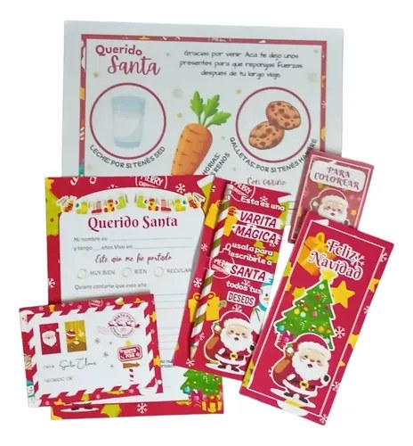 Kit Navidad Impreso Carta, Actividades Y Extras
