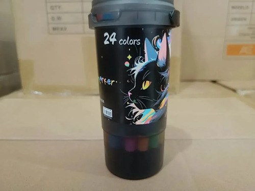 Marcadores Acrilicos Fibra Resaltador En Balde Ace X24 Touch Multicolor