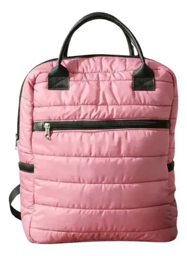 Mochila Matera Matelaseada Color Rosa